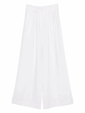 Parker Trouser in Ivory AntiClingFabric