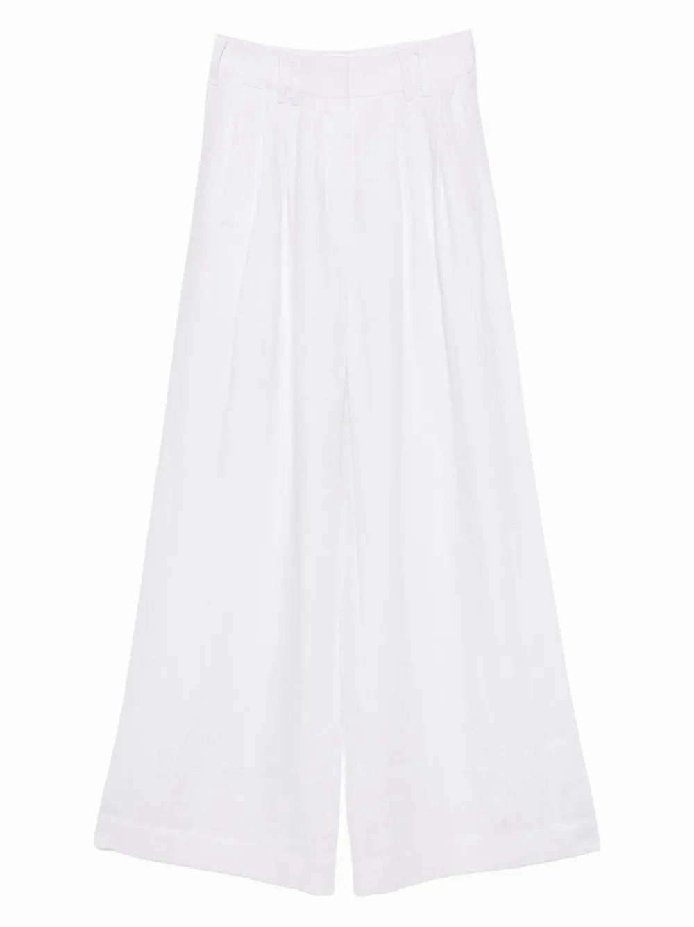 Parker Trouser in Ivory AntiClingFabric