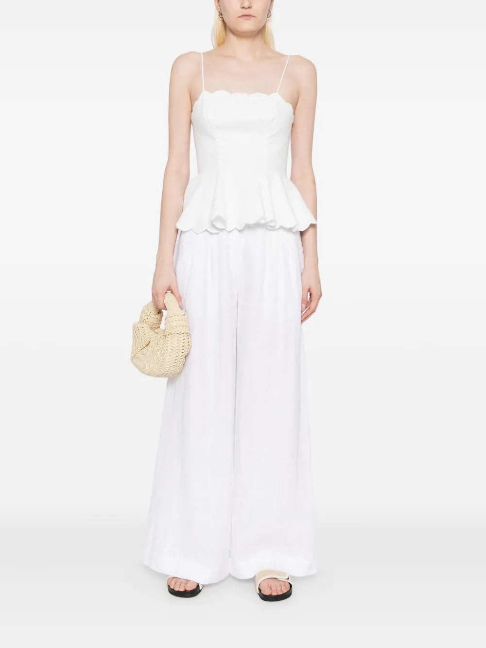 Cool Design Parker Trouser in Ivory