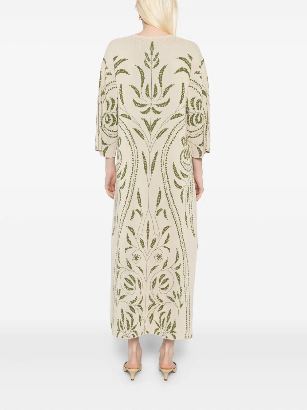 Agneto Dress in Garden Jacquard Sustain Glow Weatherproof