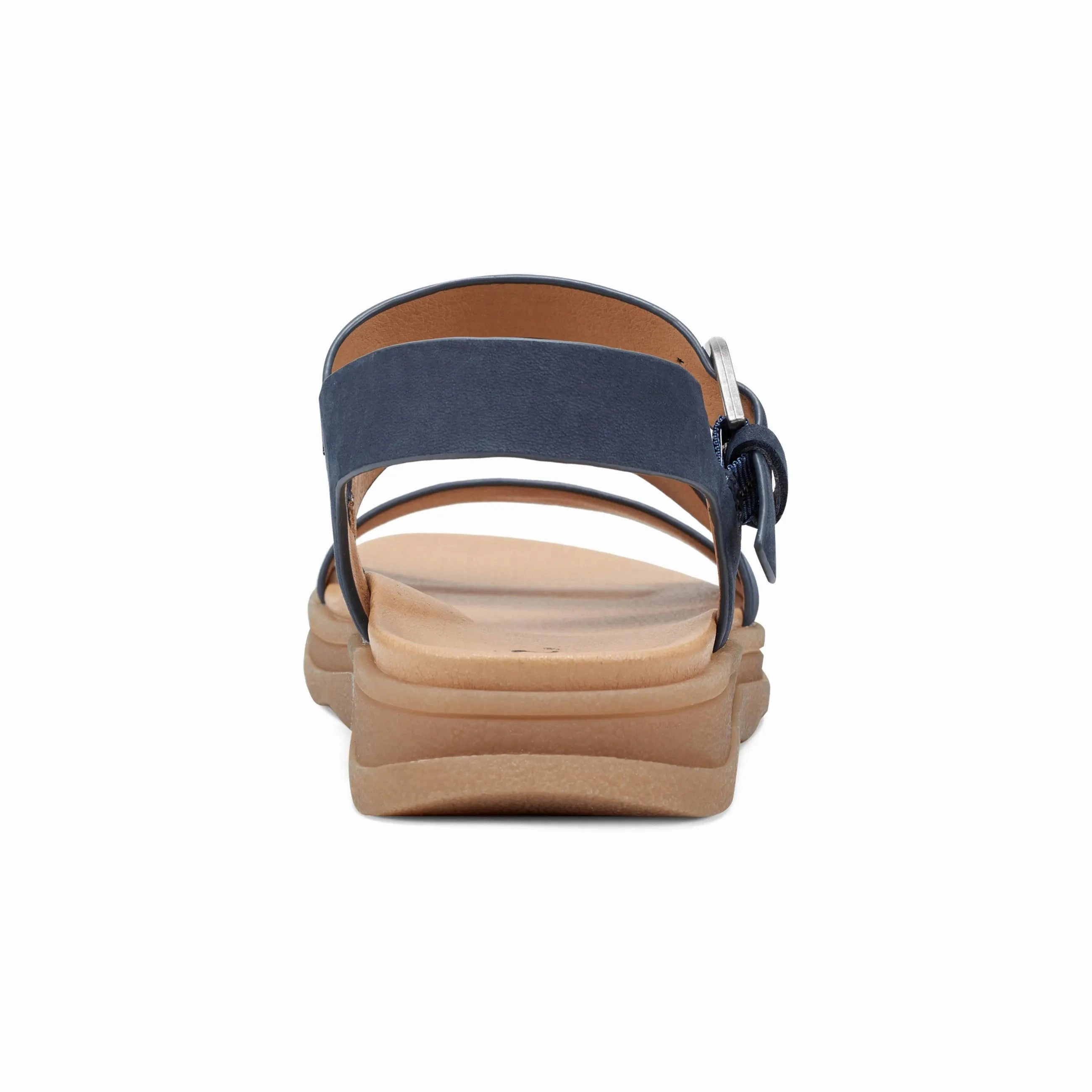 Lainey Casual Strappy Round Toe Flat Sandals Sculpted materials Anti Static Midsole