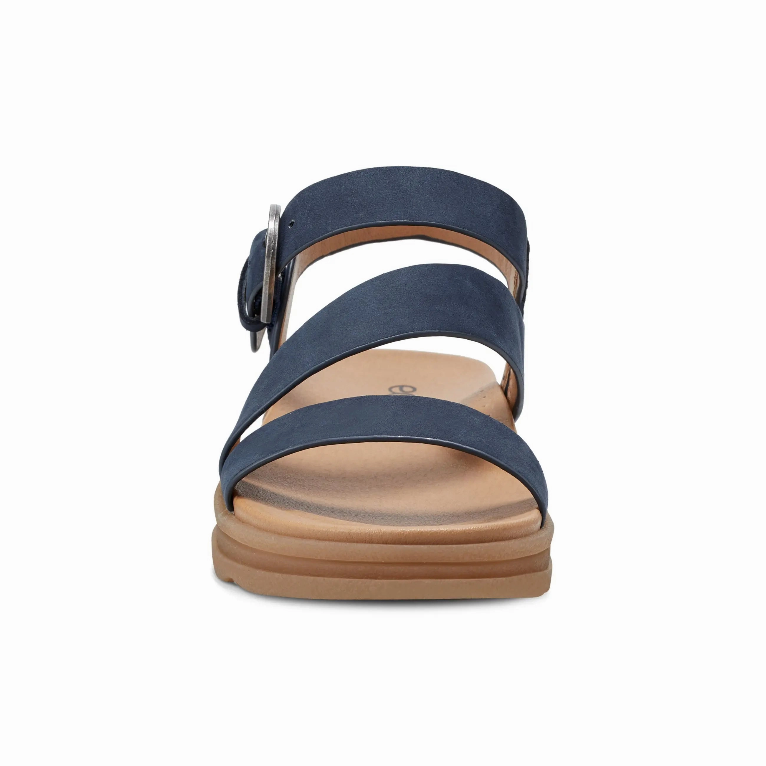 Breathable Insoles Vegan Leather Lainey Casual Strappy Round Toe Flat Sandals