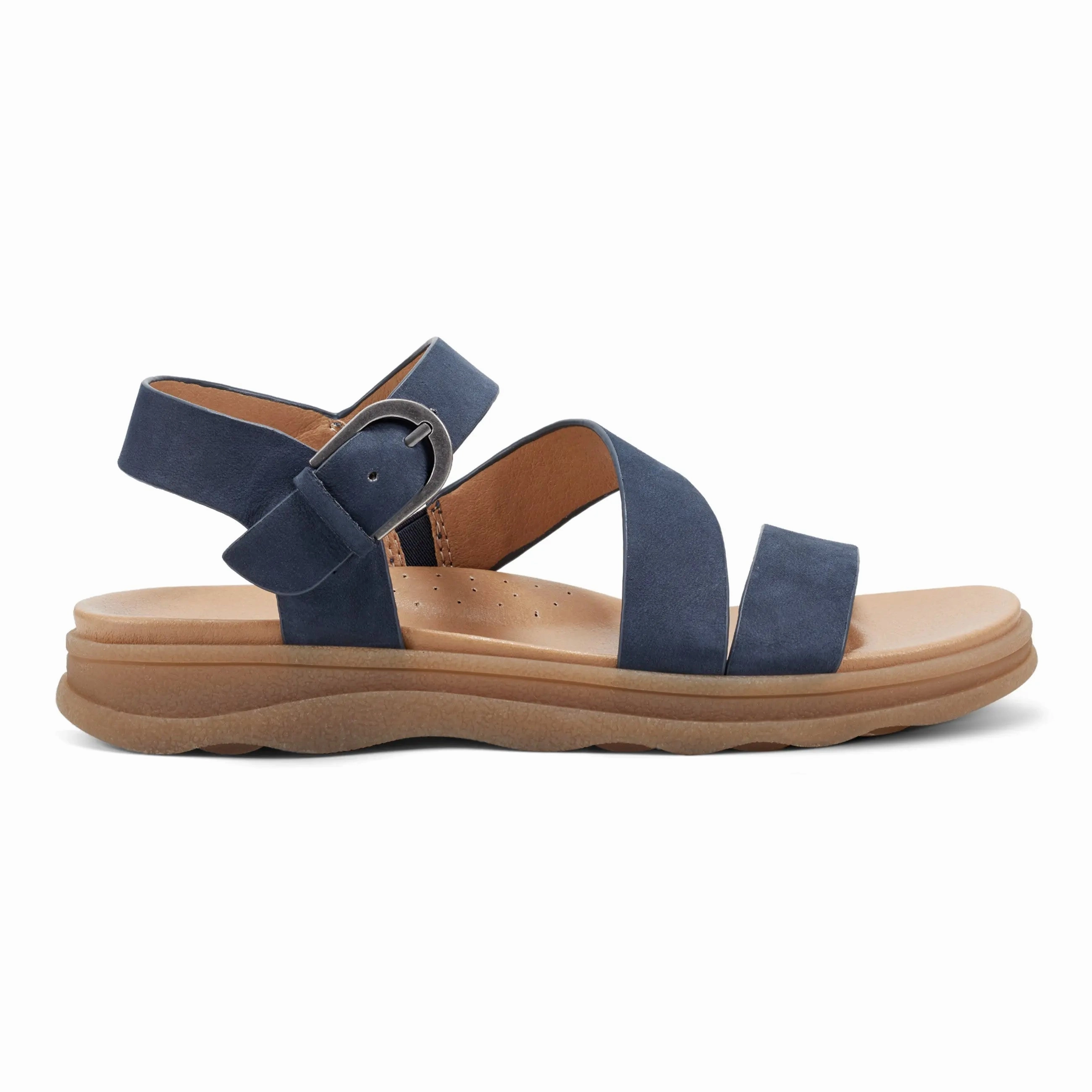 Men's bodybuilders' stability Lainey Casual Strappy Round Toe Flat Sandals