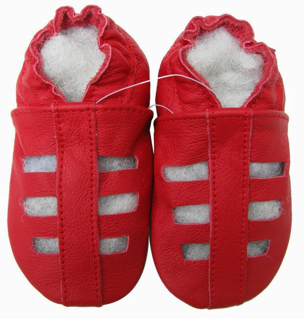 Sandals Red up to 4 Years Nubuck