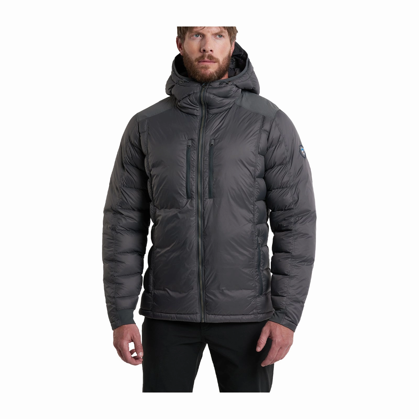 Shimmer Core Day Off Kuhl Crossfire Hooded Jacket (Men) - Carbon Grey