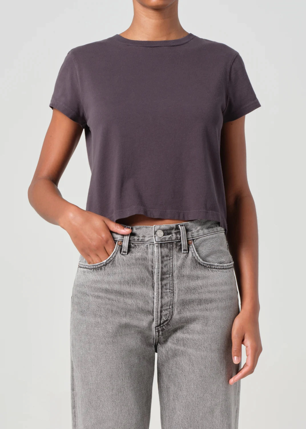 FlexSeamTechnology Push Edge Adine Shrunken Tee in Shade