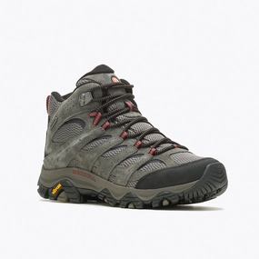 MERRELL MOAB 3 MID WATERPROOF MEDIUM AND WIDES Rugged Look Slope Support