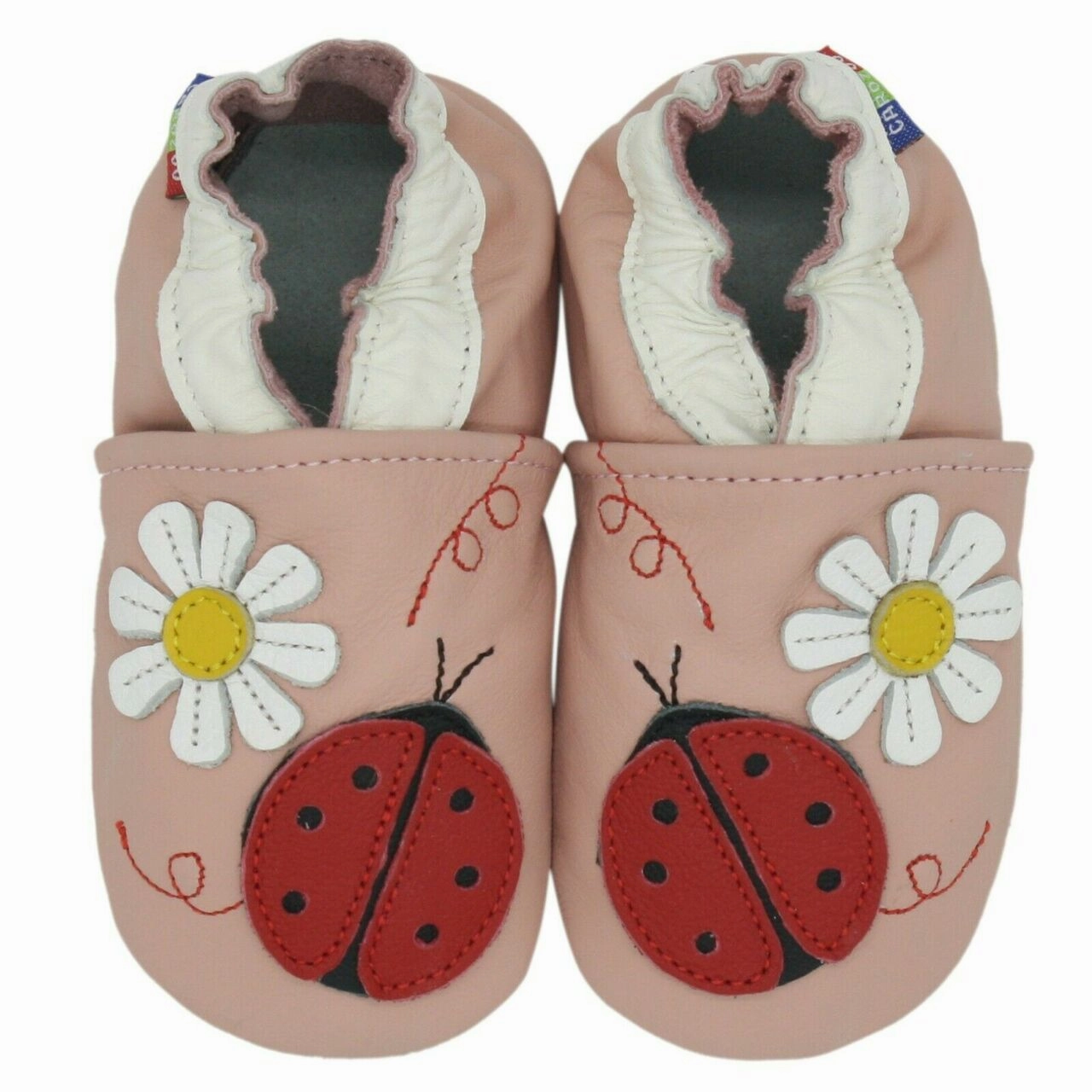 strap - on style ladybug flower pink outdoor up to 4 Years