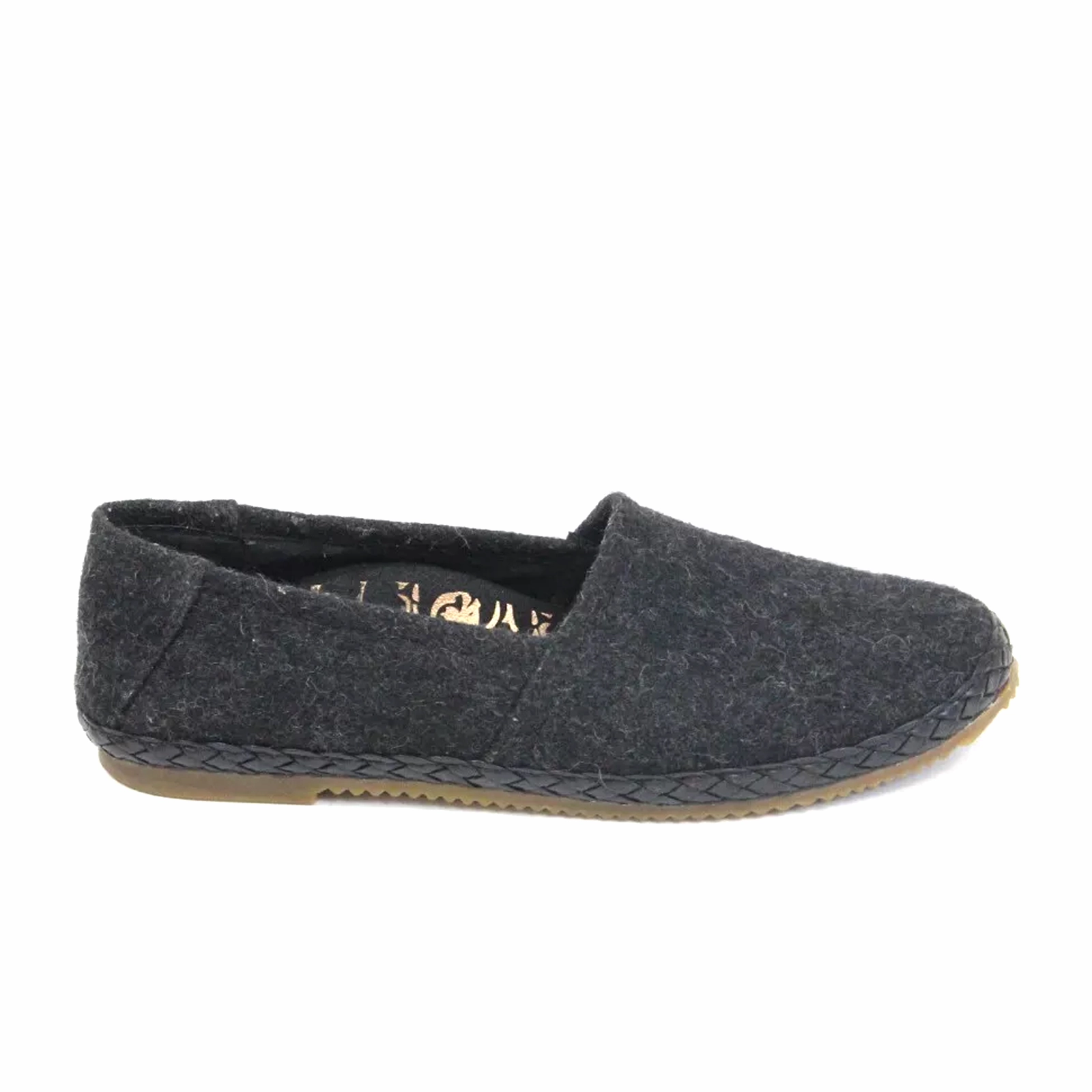 Front Detail Aetrex Kylie Slip On (Women) - Black Fabric