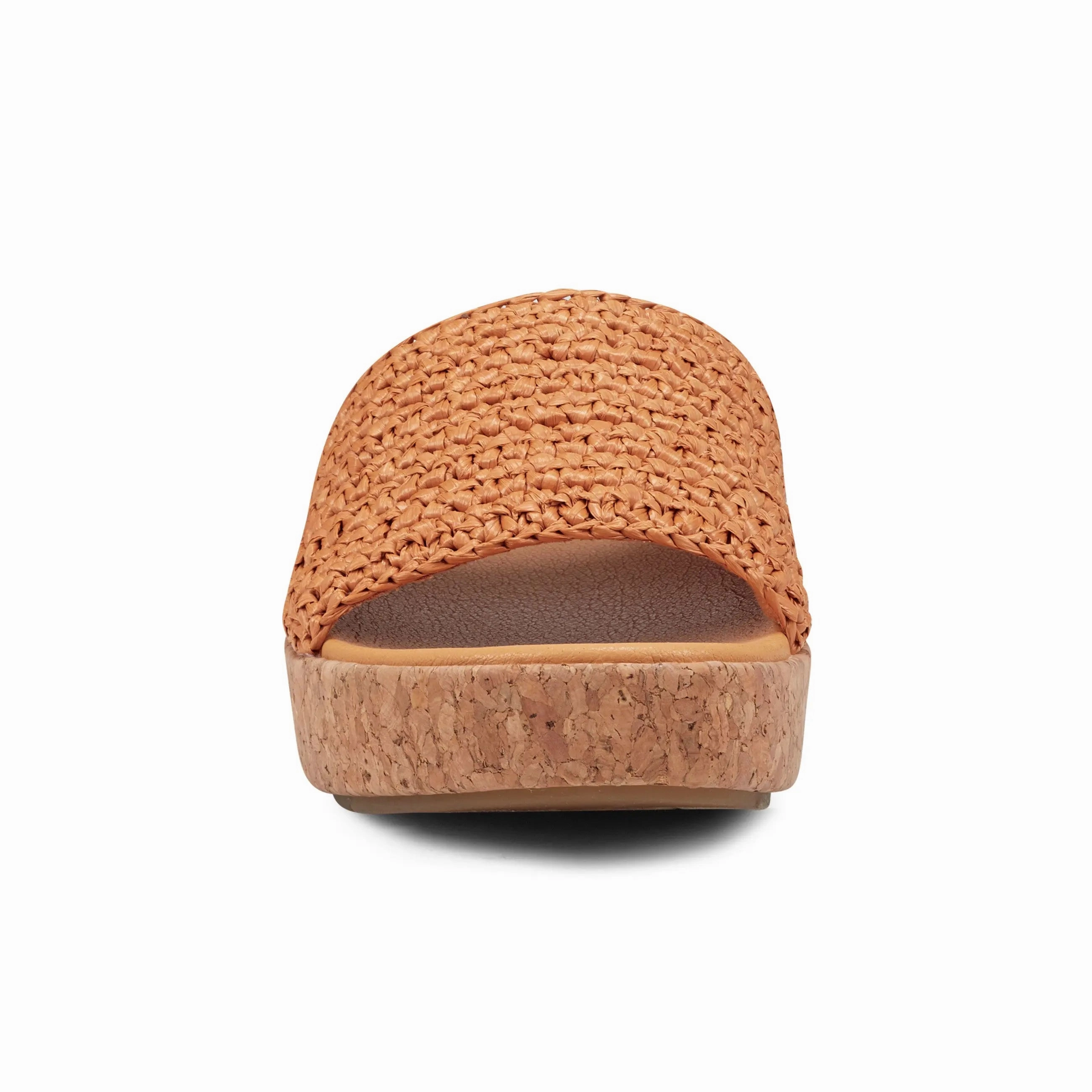 Sachan Casual Slip-on Wedge Platform Sandals Ventilation Ports Work Wear