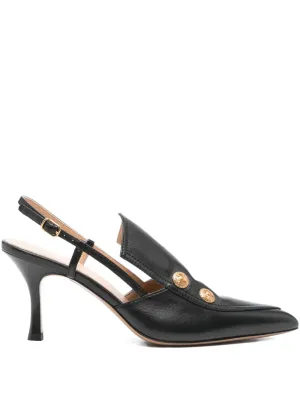 Agnes Slingback in Black least formal Ultra-soft breathability