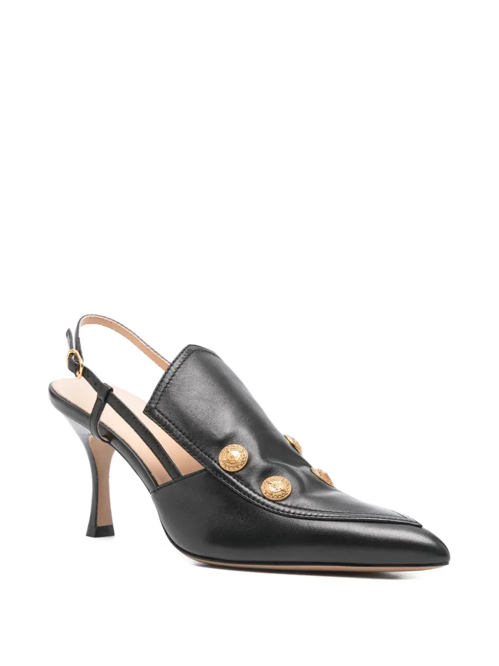 cushioning - level Agnes Slingback in Black
