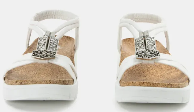 Shock-absorbent materials Impact Resistant Toe ALEGRIA ROZ TRUE - WHITE