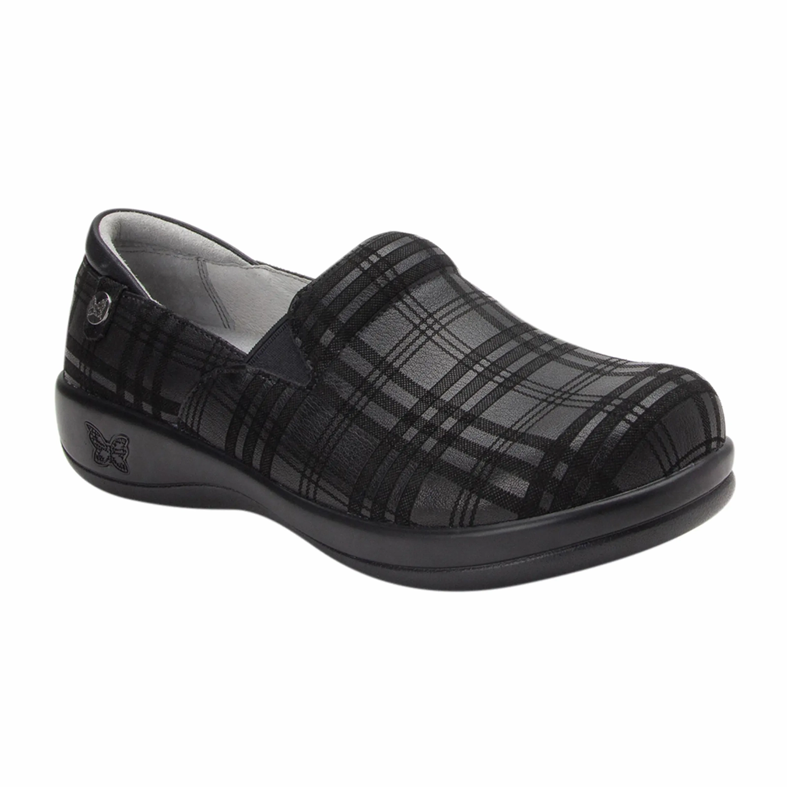 Alegria Keli Professional Clog (Women) - Plaid to Meet You Chilly Wear Natural Drape