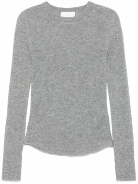 Alessia Crewneck in Dark Heather Grey NonSlipTrims
