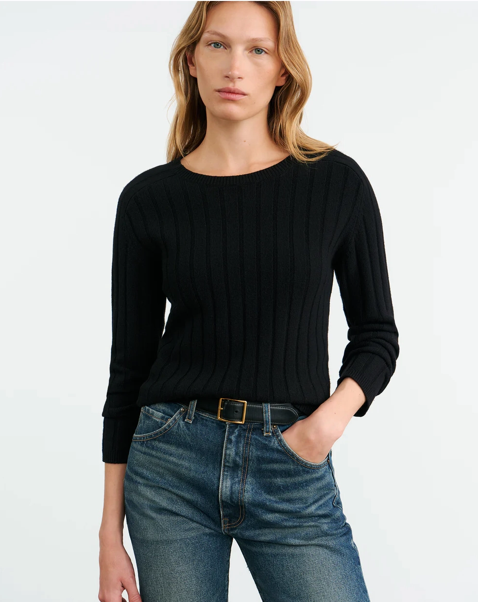 Alise Sweater in Black NoRubEdging