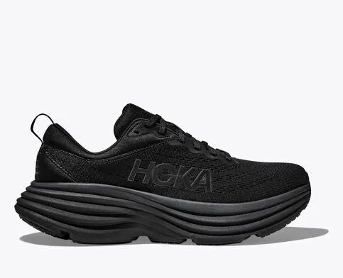 HOKA MENS BONDI 8 - BLACK Designer comfort