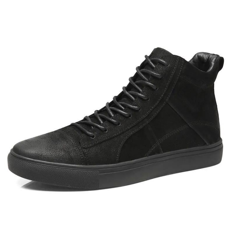 Motion Cushion Lightweight Design West Louis? High Top Genuine Leather Sneakers