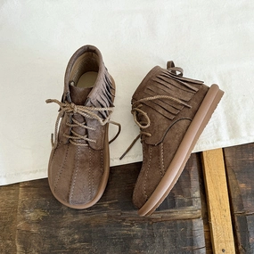 Babakud Women Winter Retro Suede Plus Velvet Martin Boots Abrasion resistant