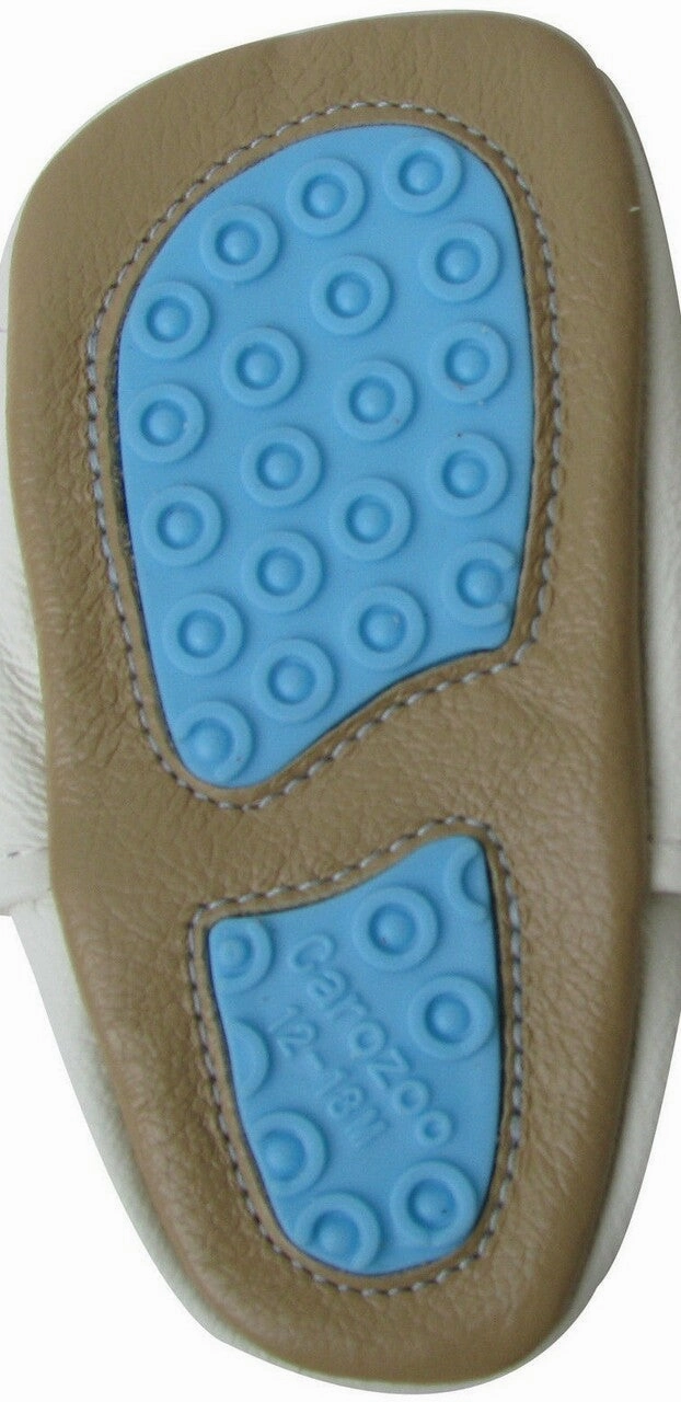 Structured shock absorption beach shoes hippo cream outdoor up to 4 Years Rubber sole Genuine leather Baby Kids Toddlers