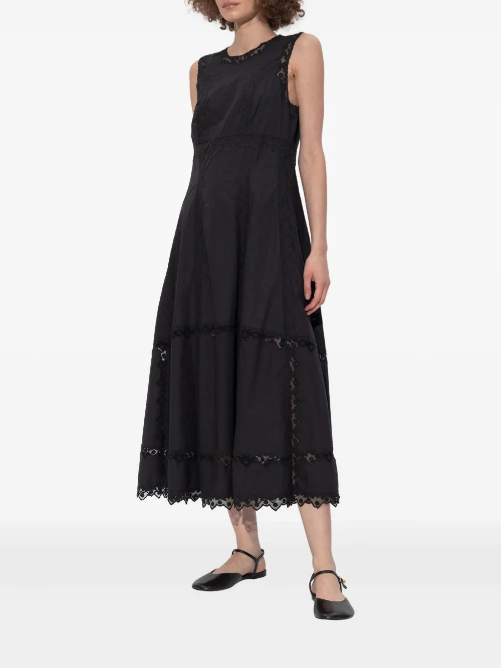 Workwear Essentials Layering Wear Anela Dress in Noir