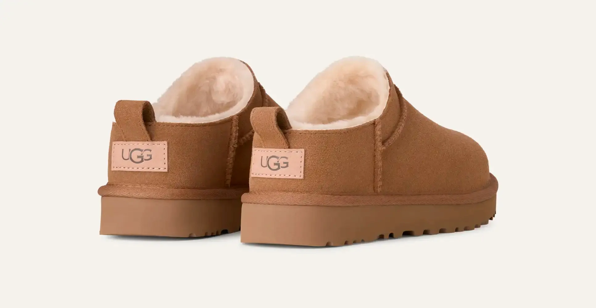 Anti Odor Technology User-Friendly UGG WOMENS CLASSIC MICRO - CHESTNUT