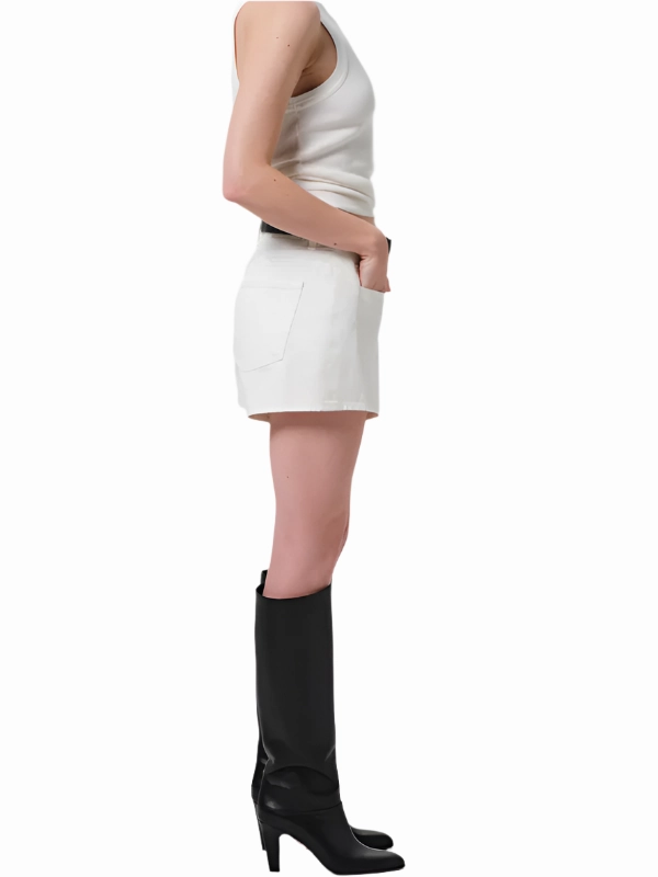 Spark Glow Warm Outerwear Marlow Welt Pocket Short in Pashmina