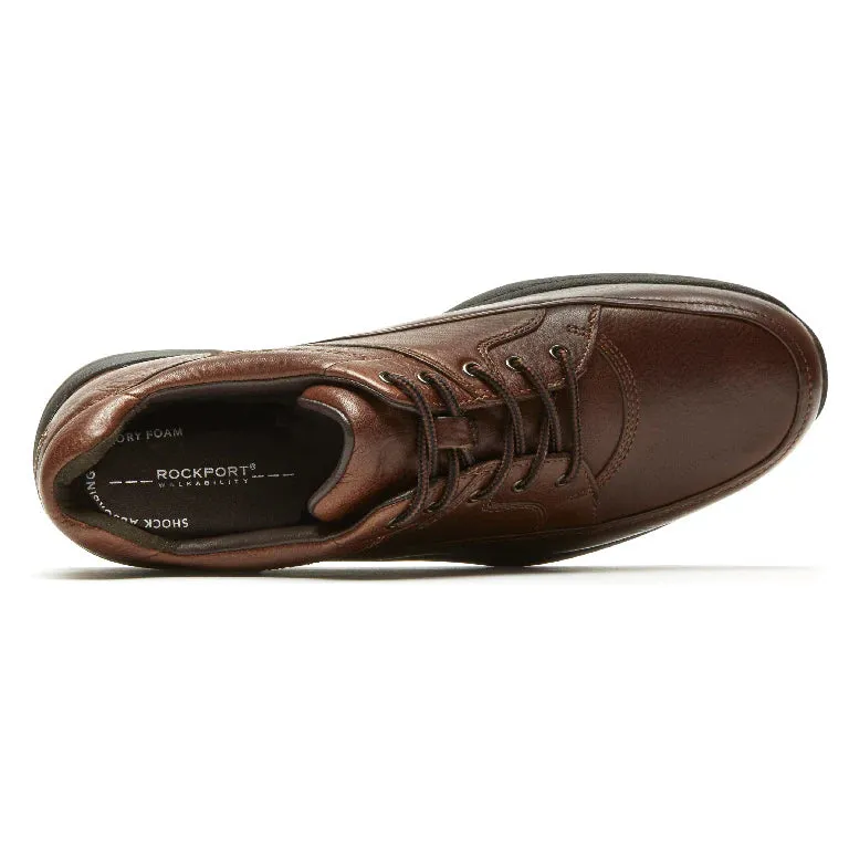 Fine ROCKPORT MEN'S EDGE HILL 2 LACE-TO-TOE - BROWN