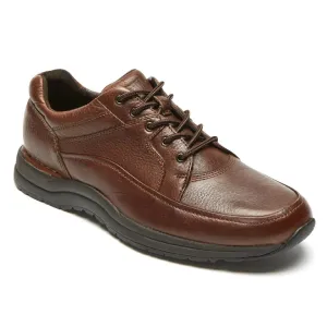 ROCKPORT MEN'S EDGE HILL 2 LACE-TO-TOE - BROWN Arched Support