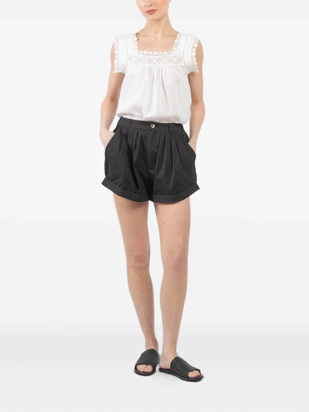 FlexibleMaterial Aphra Top in Salt