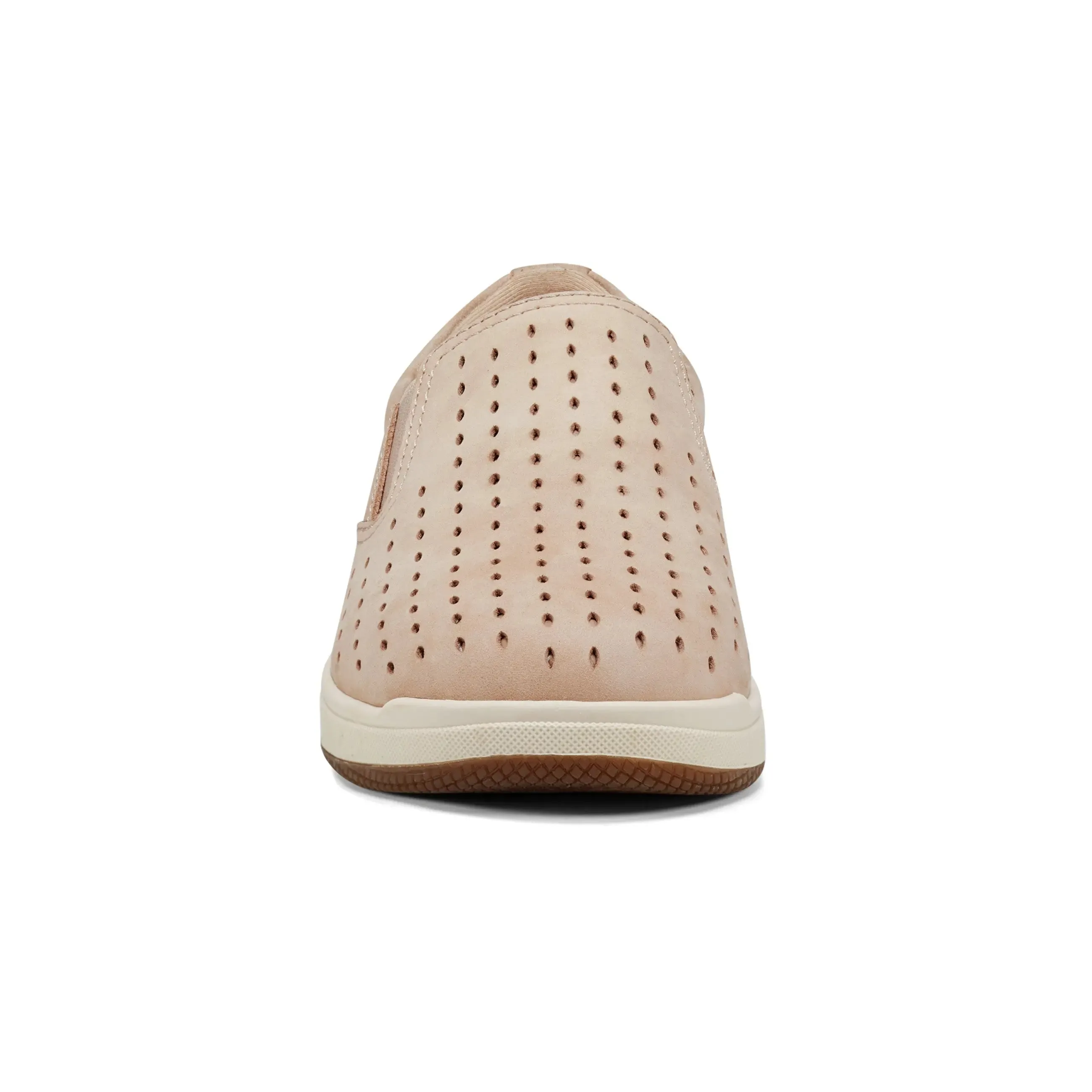 Nel Laser Cut Round Toe Casual Slip-on Sneakers Lightweight TPU Plate orthopedic - suitability - level