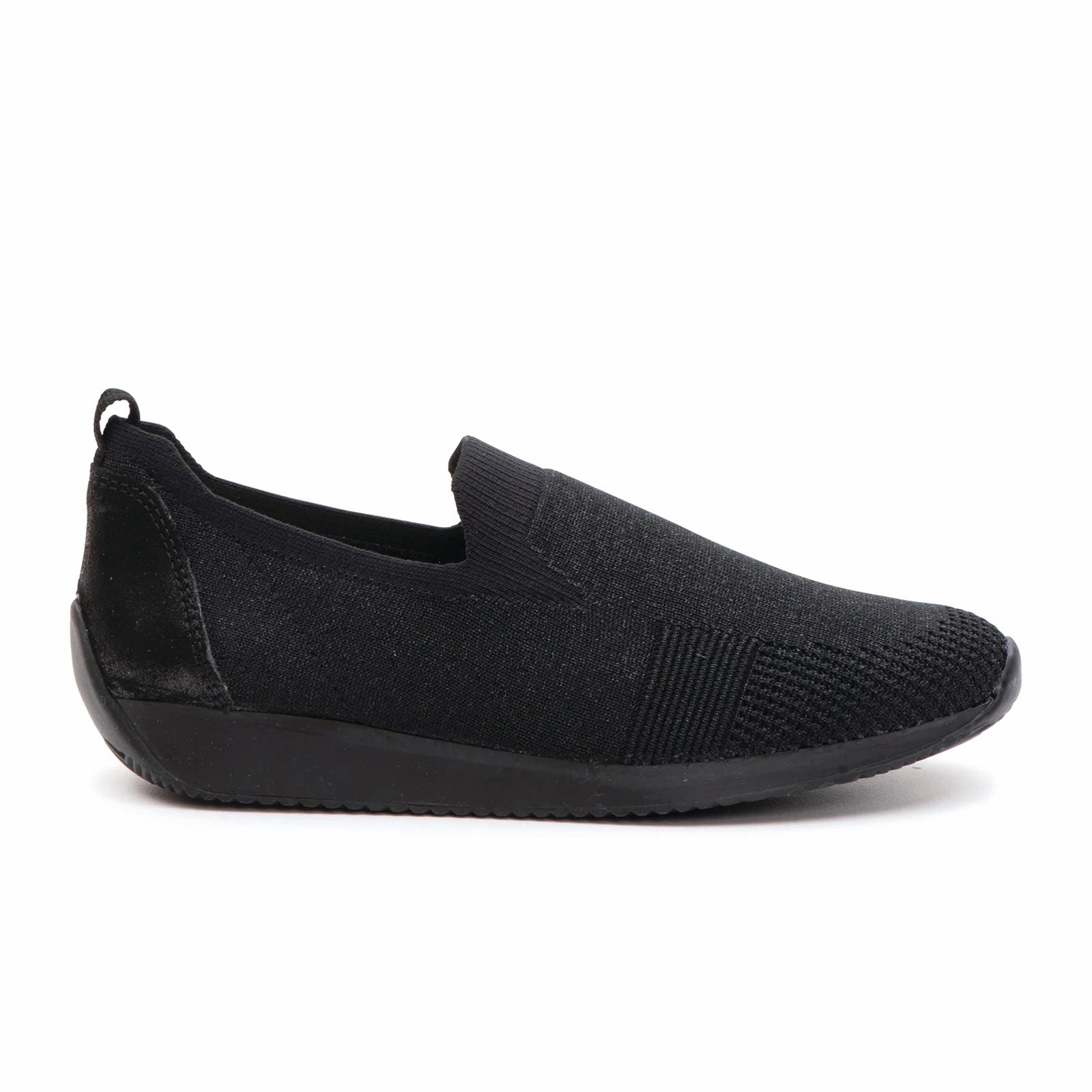 Ara Leena Slip On (Women) - Black Wovenstretch Daywear Mood Light Volume