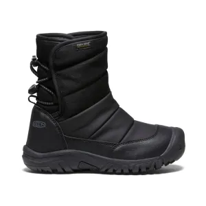 Big Kids' Puffrider Waterproof Winter Boot  |  Black/Steel Grey Snow Adventure Rugged