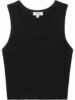 Shrunken Poppy Tank in Black Fearless Mode