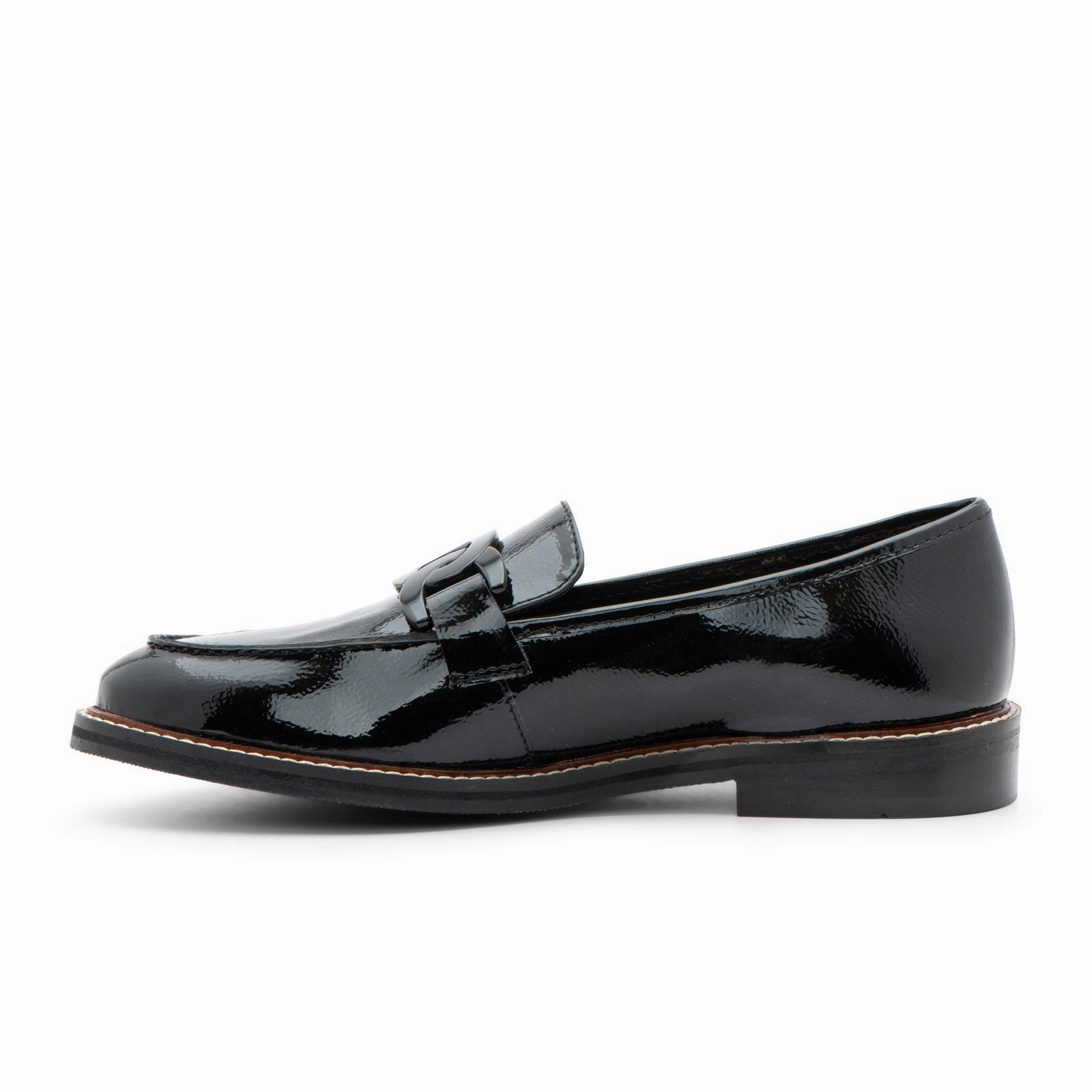 Ara Kyle II Chain Loafer (Women) - Black Patent Leather Winter Wrap Versatile Wear