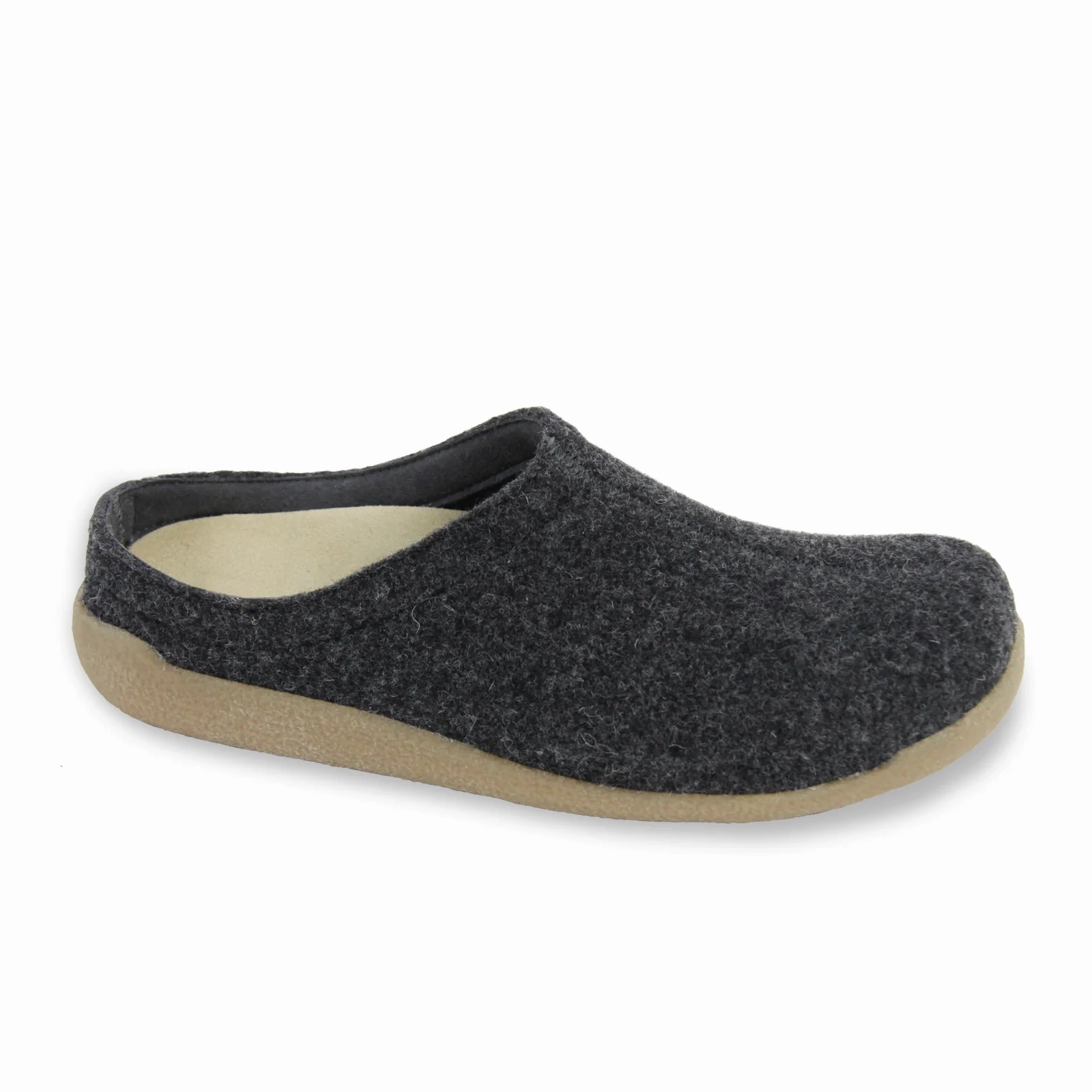 Easy Layering Piece Quick Drying Sanita Lodge Slide Slipper (Unisex) - Charcoal/Charcoal
