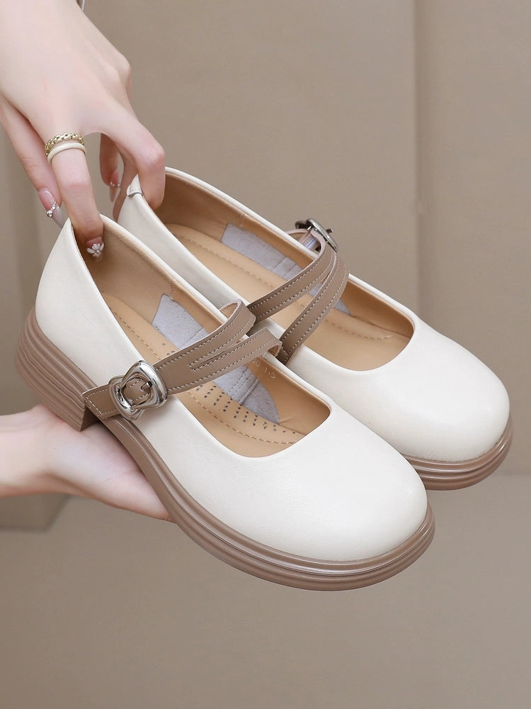 Abrasion Resistant Edging inviting Babakud Sheepskin Leather Plus Size Shallow Single-Strap Sandals