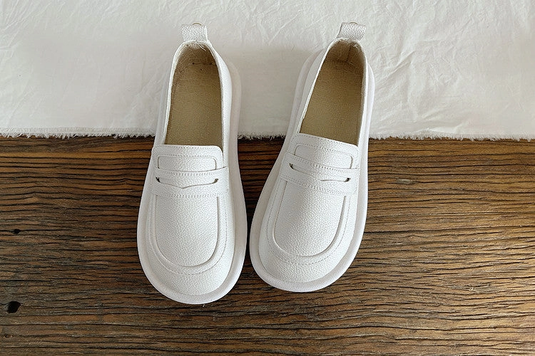 Impact Resistant Plates Babakud Women Soft Leisure Low-Top Slip-On Shoes