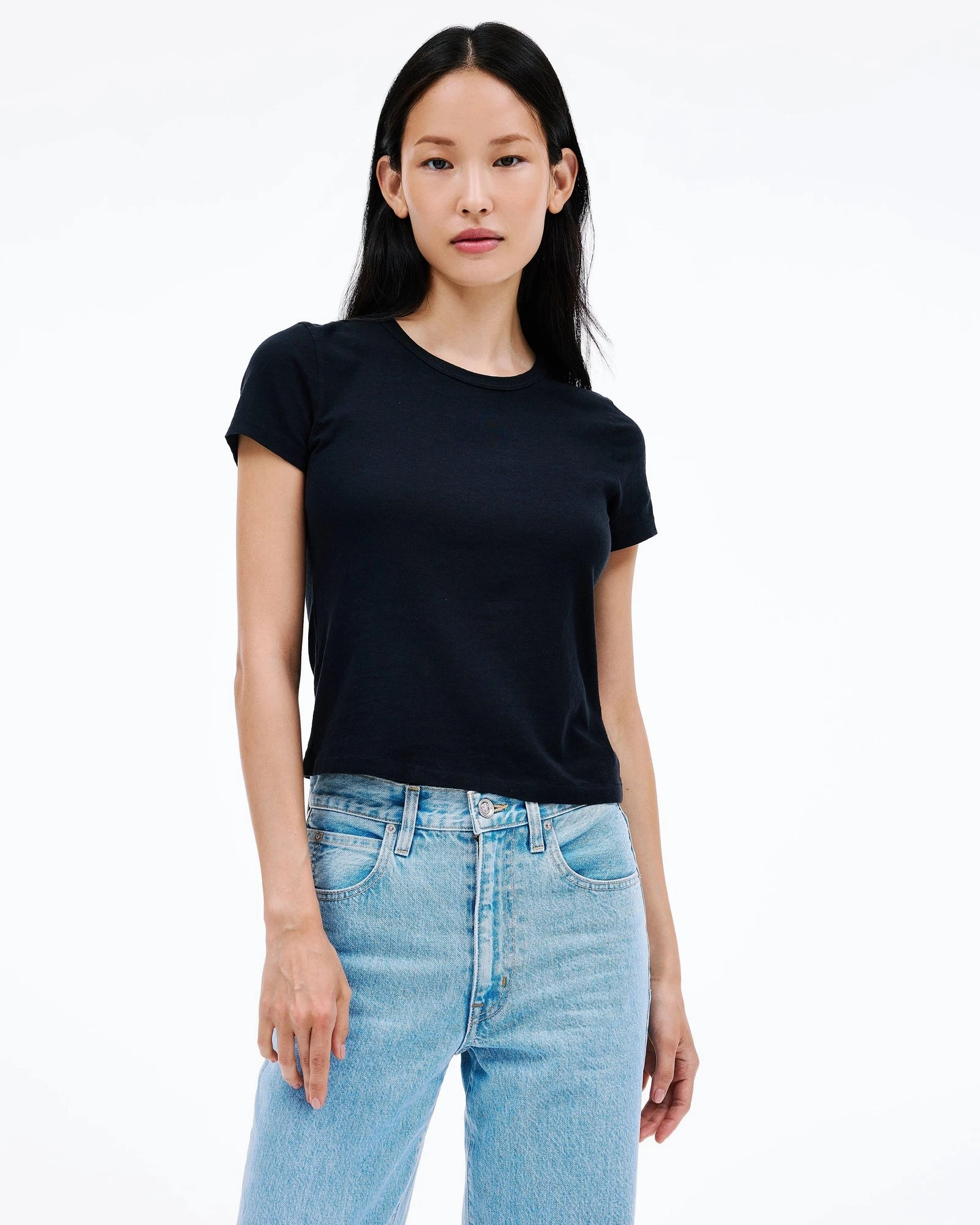 Champion Glow Baby Tee in Raven