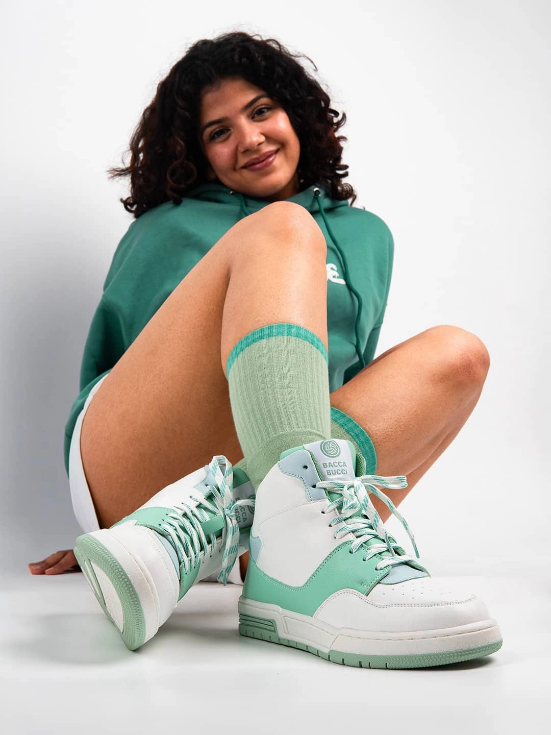 Gel Infused Lining smoothest Bacca Bucci ETHEREA Women??s Pop High-Top Sneakers