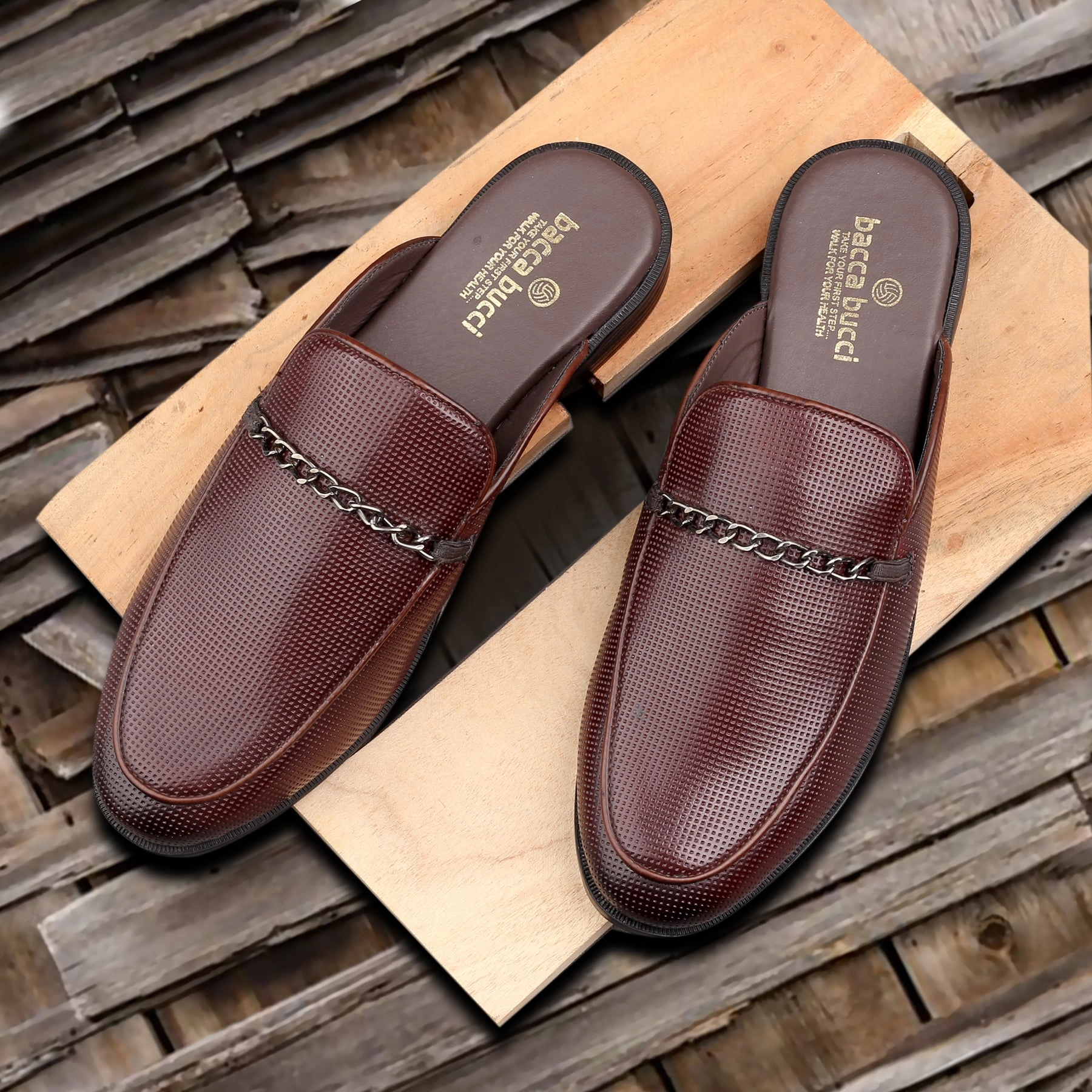 Ergonomic Design neon Bacca Bucci MOROCCO Mules Clogs Open back Loafers with Comfortable Memory Insoles