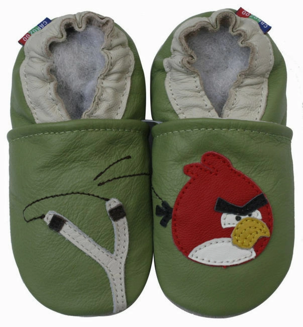 Perimeter Cushioning Edge platform shoes Bird Slingshot Green up to 8 Years Old