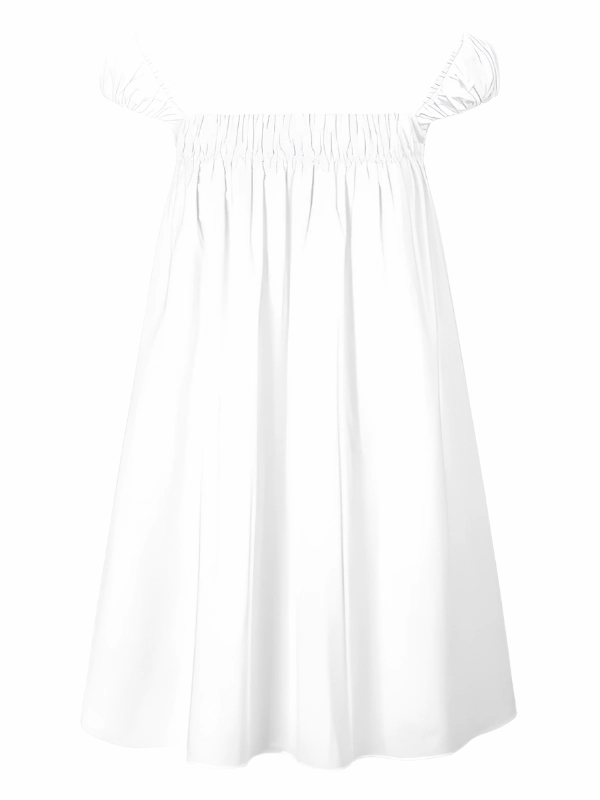 NoSlipWaistband Beau Dress in White