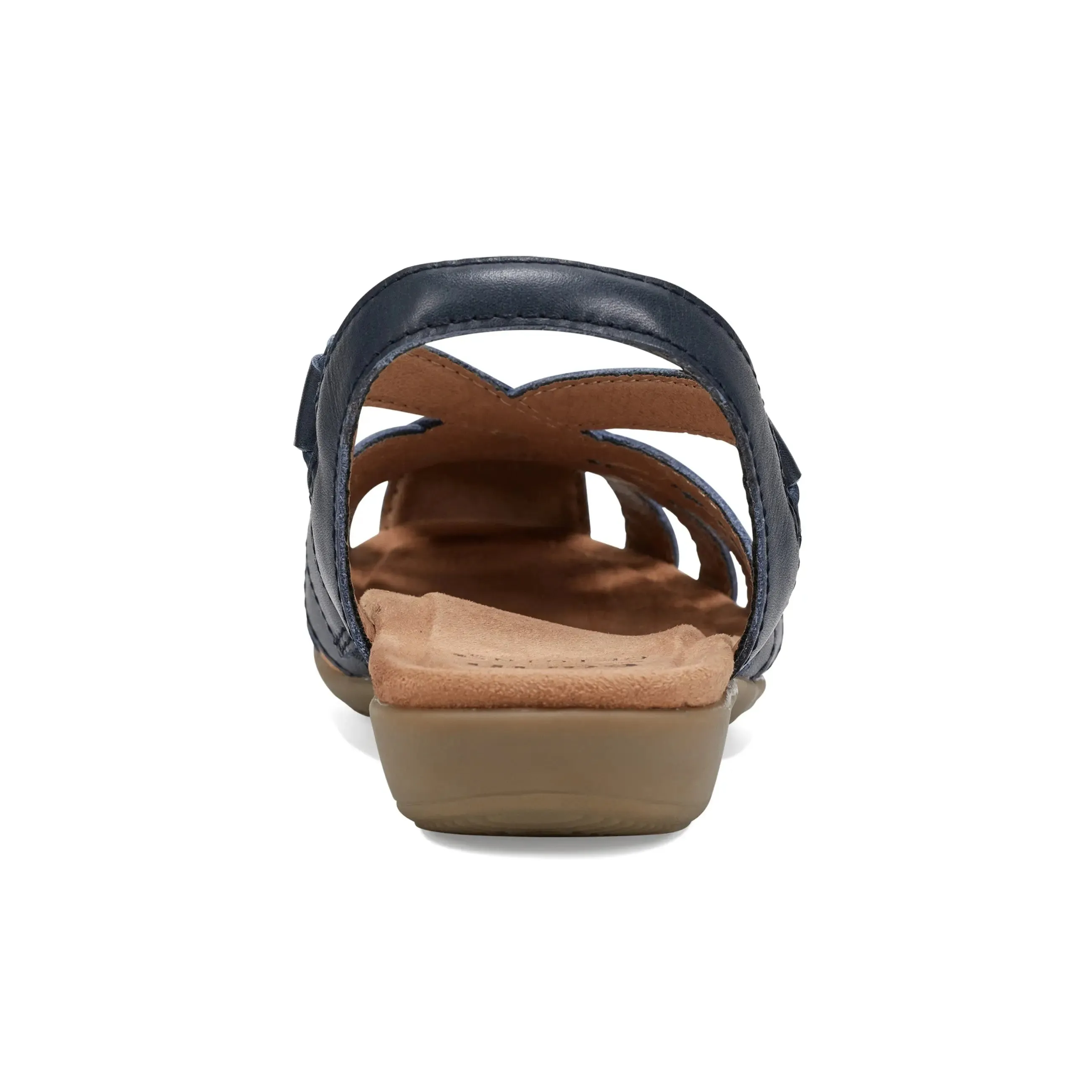 Berri Woven Casual Round Toe Slip-on Sandals Ultra Light Construction Recycled Material Footbed