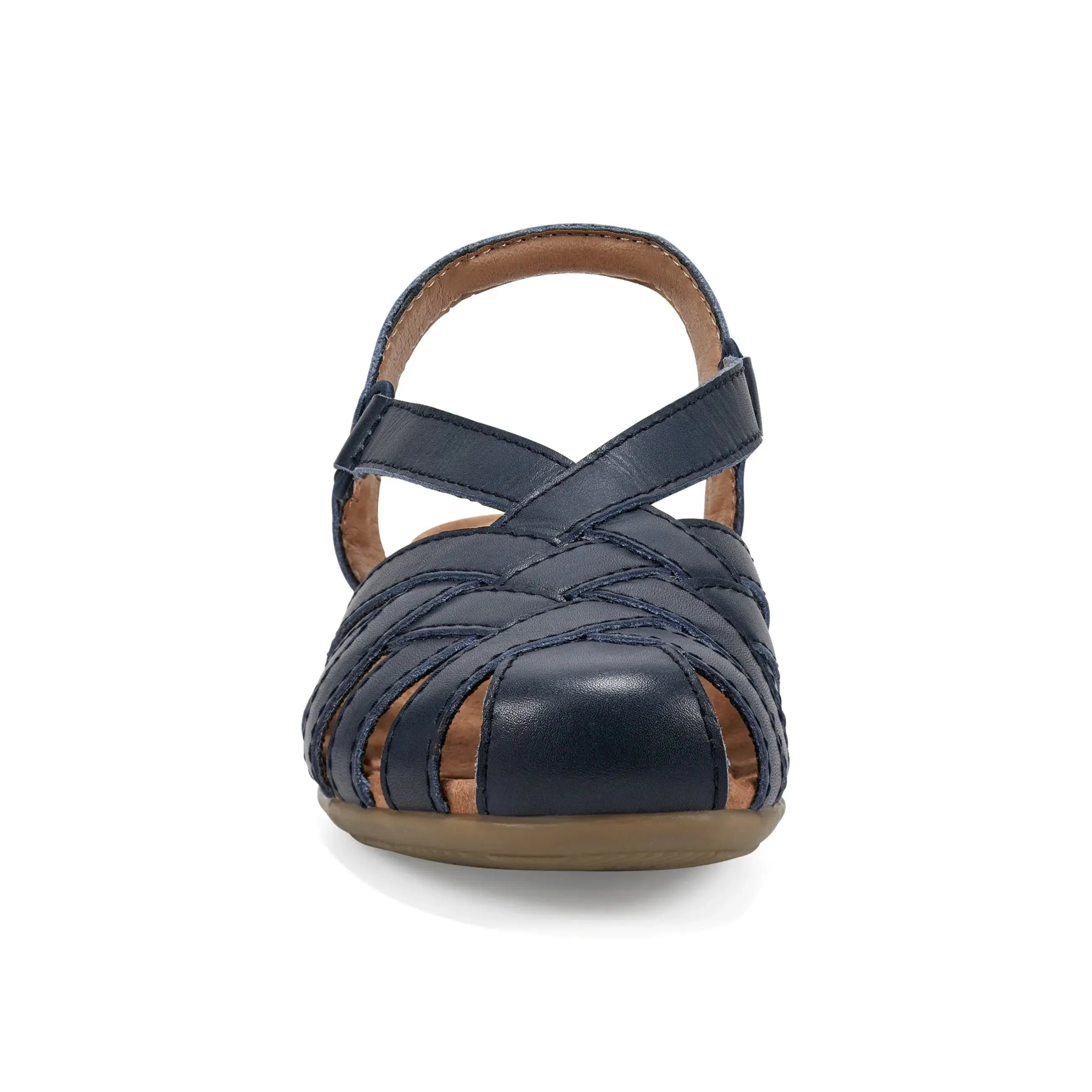 Recycled Outsole Components Shock Absorbing Midsole Berri Woven Casual Round Toe Slip-on Sandals