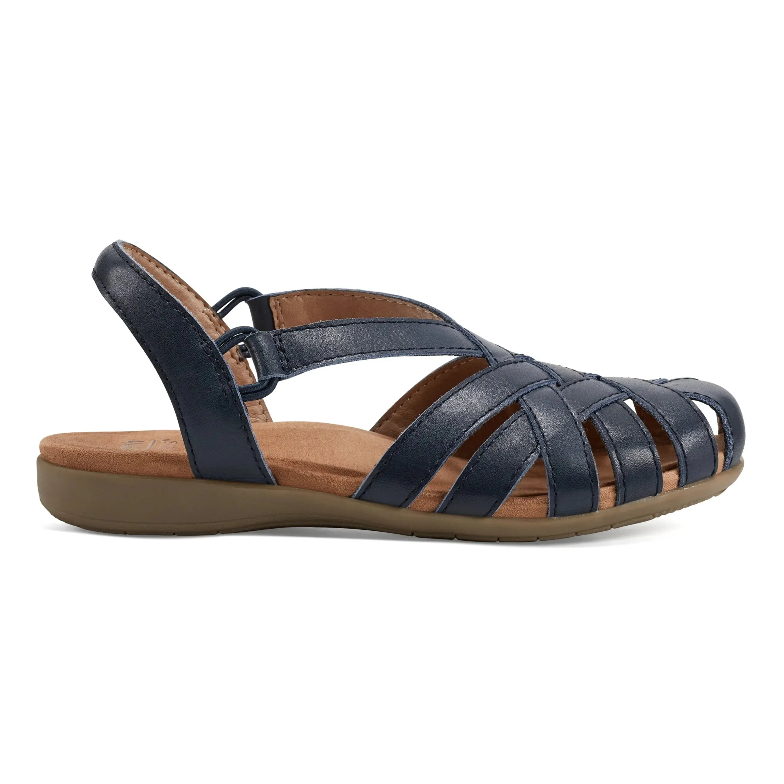 Reliable Traction Berri Woven Casual Round Toe Slip-on Sandals