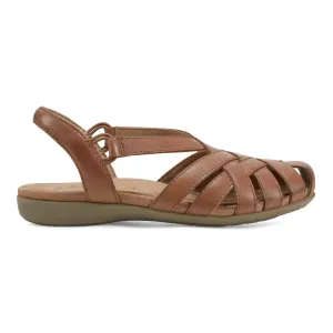 Berri Woven Casual Round Toe Slip-on Sandals Traction Optimized