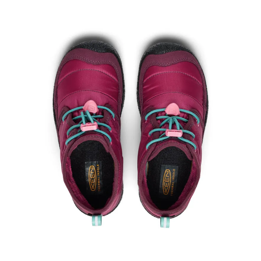 Snow Outdoor Exploration Big Kids' Howser II Waterproof Chukka  |  Beaujolais/Pool Blue