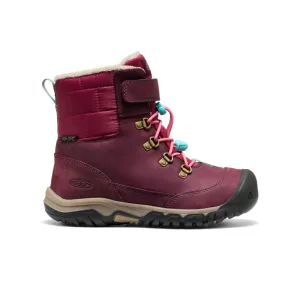 Big Kids' Kanibou Waterproof Winter Boot  |  Fig/Pink Lemonade Snow Waterproof Gear Snow Trail Hiking