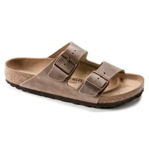 BIRKENSTOCK ARIZONA CLASSIC FOOTBED SANDAL - TOBACCO OILED LEATHER street